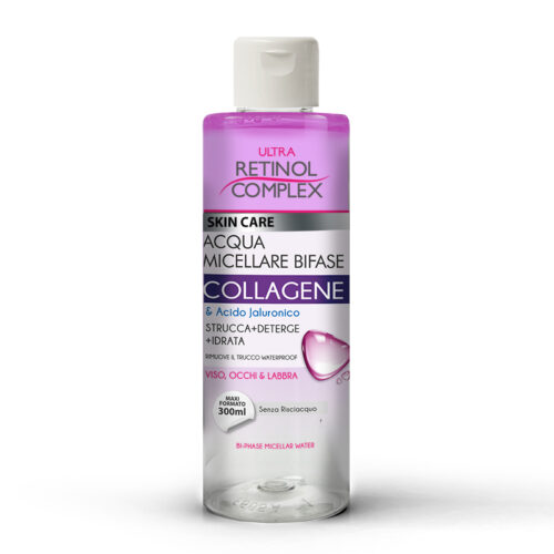 Apă micelară bifazică cu colagen & acid hialuronic - 300 ml